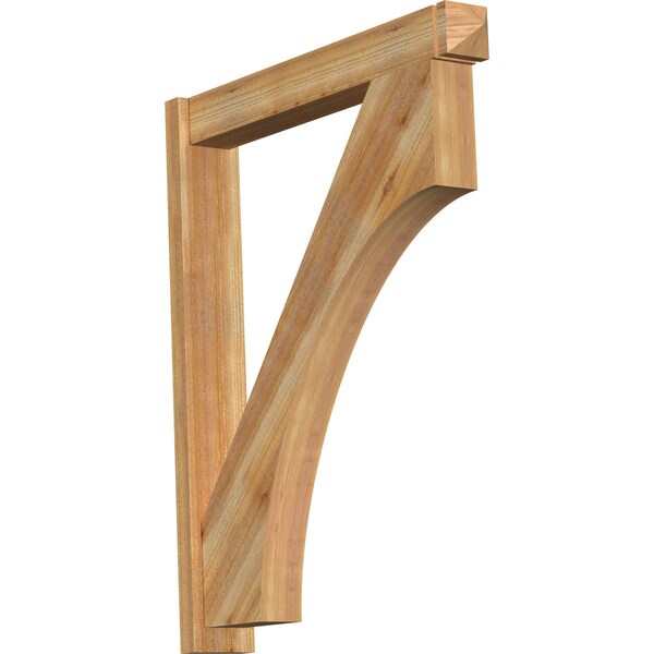 Ekena Millwork Westlake Arts & Crafts Rough Sawn Outlooker, Western Red Cedar, 6"W x 38"D x 46"H OUT06X38X46WTL03RWR - main